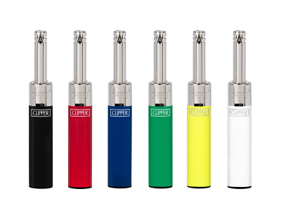 CLIPPER LIGHTERS MINITUBE SOLID ASSORTED 24CT - TRAY