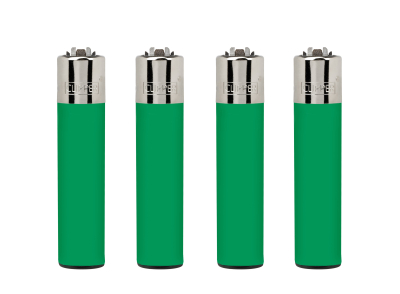 CLIPPER LIGHTERS CP11 SOLID GREEN 48CT - TRAY Hover