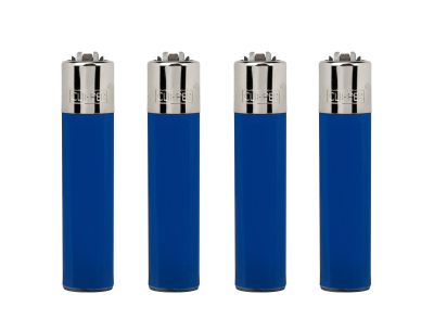 CLIPPER LIGHTERS CP11 SOLID BLUE 48CT - TRAY Hover