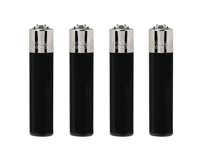 CLIPPER LIGHTERS CP11 SOLID BLACK 48CT - TRAY Hover