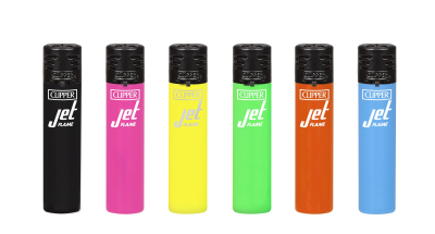 CLIPPER LIGHTERS CKJ11 JET SOLID FLUO BW 48CT - TRAY Hover