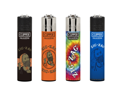 CLIPPER LIGHTERS CP11 ZIG ZAG COLLECTION 2 48CT - TRAY Hover