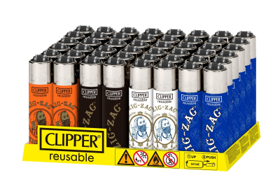 CLIPPER LIGHTERS CP22 ZIG ZAG 48CT - TRAY