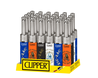 CLIPPER LIGHTERS MINITUBE ZIG ZAG 24 CT - TRAY