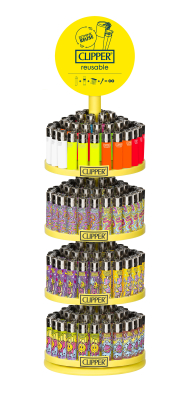 Clipper Lighters Carousel Psychedelic art 144+48 FOC