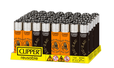 CLIPPER LIGHTERS CP11 ZIG ZAG COLLECTION 1 48CT - TRAY