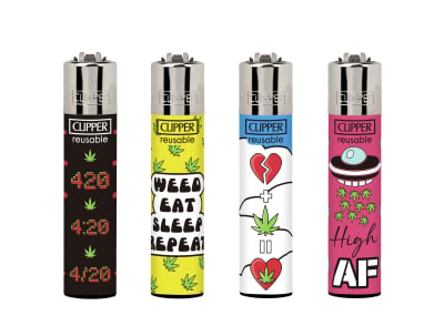 CLIPPER LIGHTERS CP11 WEED TRICKS 48CT + 5 IN/OUT - TRAY Hover