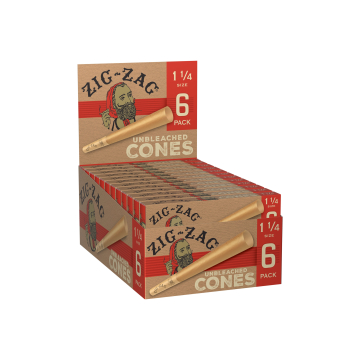 1 1/4 Size - Unbleached Cones Carton