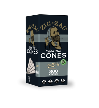 98's Ultra-Thin Bulk Cones - (800 Cone Carton)