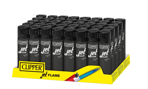 Clipper Classic Large | Jet Flame - Soft Touch Black