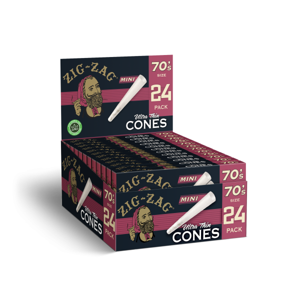 70's Ultra Thin Cones - 24 Ct - 12 Pack Carton