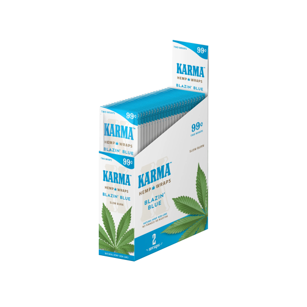 KARMA Hemp Wraps - Blazin' Blue