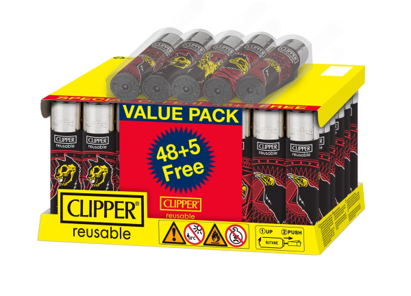 CLIPPER LIGHTERS CP11 ANIMAL CORPS 48CT+5 IN/OUT - TRAY