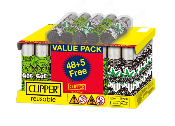 Clipper Classic CP11  Graffiti Leaves 48ct + 5 In/Out - Tray