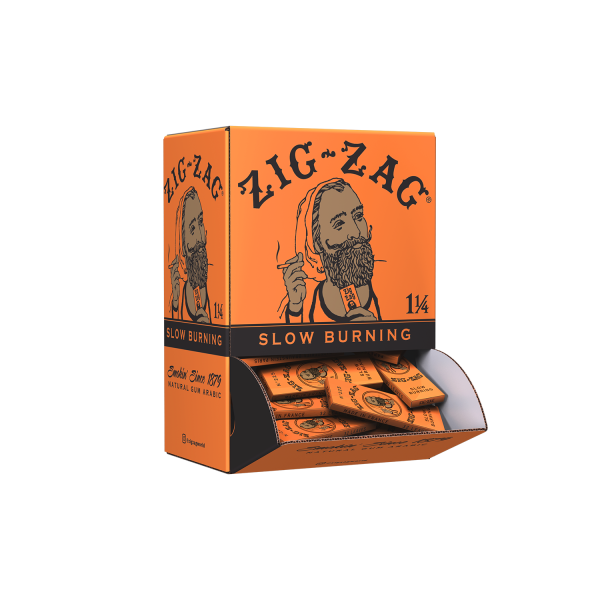 Promo Display (48 Pack) - 1 1/4 Orange Rolling Papers