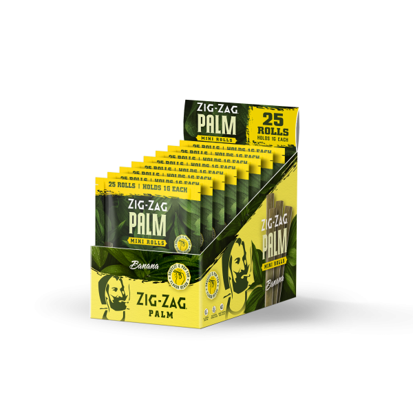 Mini Palm Rolls Carton 25pk -  Banana