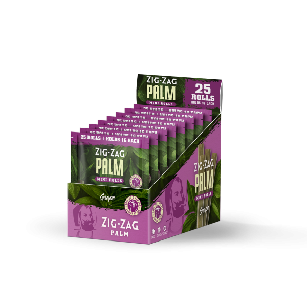 Mini Palm Rolls Carton 25pk -  Grape