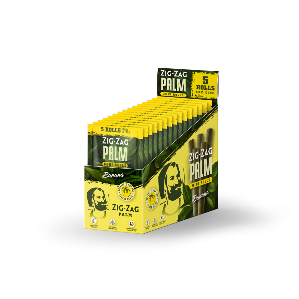 Mini Palm Rolls Carton 5pk -  Banana