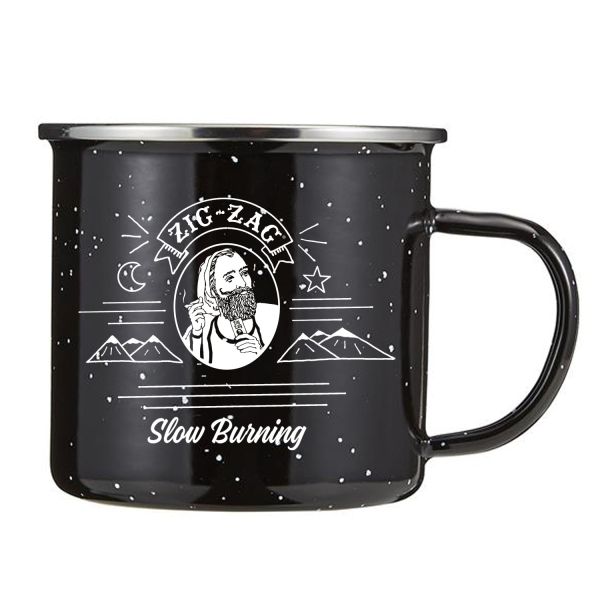 ZIG-ZAG COFFEE MUG - WESTERN BLACK