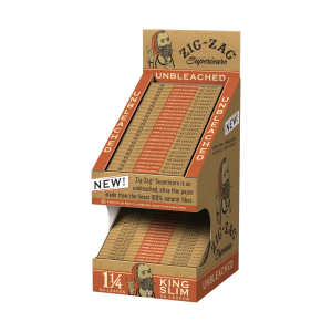 Unbleached Paper Display - 1 1/4 & King Slim (48 Pack)